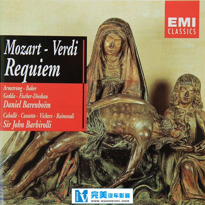 无损音乐 轻音乐-Daniel Barenboim, Sir John Barbirolli《Mozart - Verdi – Requiem》2CD APE+CUE(1)