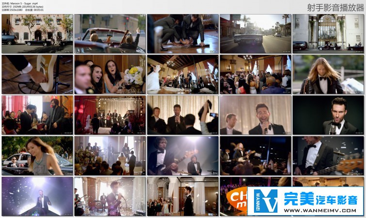 欧美高清MV下载-Maroon 5 - Sugar (2015)【百度/MP4/192.2MB】(1)
