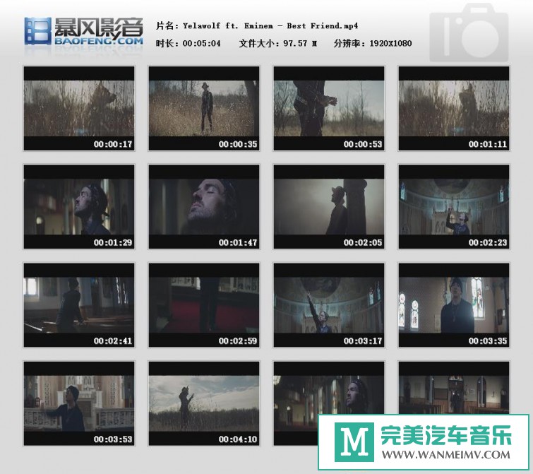 欧美高清MV下载-Yelawolf ft. Eminem - Best Friend【百度/MP4/97.5MB】(1)