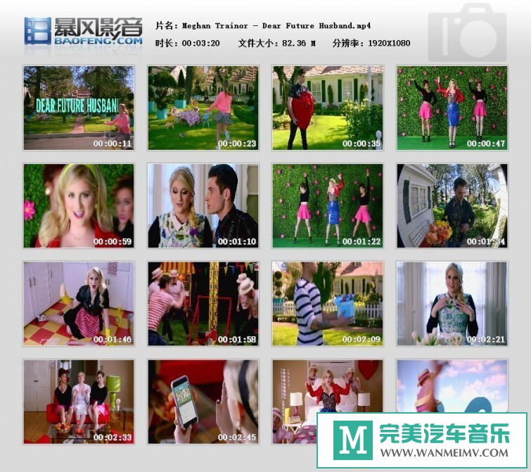 欧美高清MV下载-Meghan Trainor - Dear Future Husband【百度/MP4/82MB】(1)