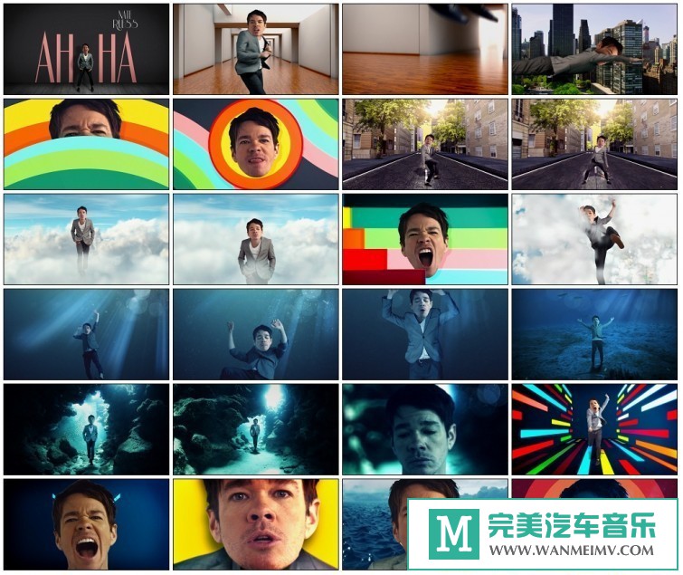 欧美高清MV下载-搞笑曲子很不错Ah Ha - Nate Ruess[百度/MP4/111MB](1)
