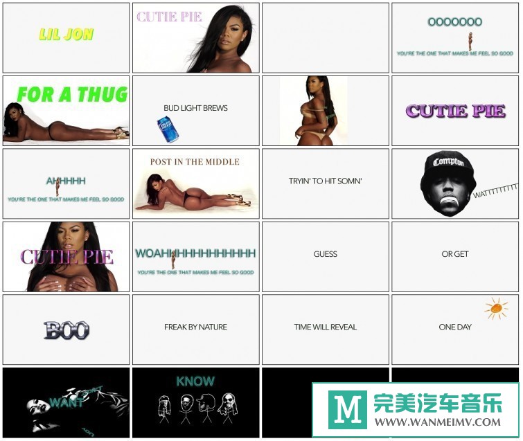 欧美高清MV下载-My Cutie Pie (Lyric Video) - Lil Jon f. T-Pain, Problem[百度/MP4/50MB](1)