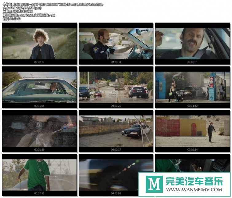 欧美高清MV下载-Robin Schulz - Sugar (feat. Francesco Yates) [百度网盘/MP4/64M](1)