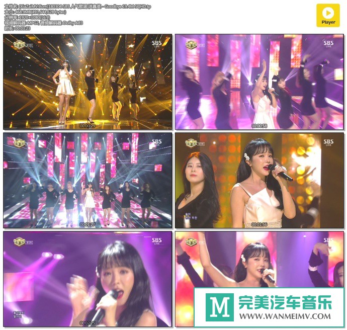 韩国高清现场下载-[百度]180304 洪真英 - Goodbye 19.4M[468M/TP](1)