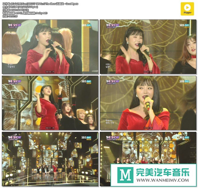 韩国高清现场下载-[百度]180227 洪真英 - Good Bye[714M/TS](1)