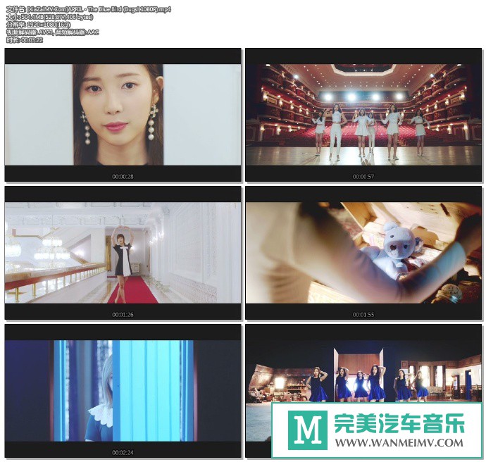 韩国高清MV下载-[百度]APRIL - The Blue Bird (Bugs! 1080P)[504M/MP4](1)