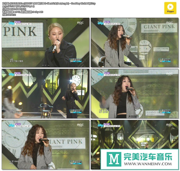 韩国高清现场下载-[百度]180407 Giant Pink(Feat,Jung In) - Good bay 19.4M[583M/TP](1)