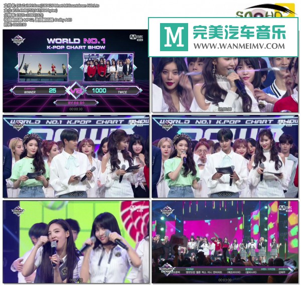 韩国高清现场下载-[百度]180426 Mnet M!Countdown NO.1[720M/TS](1)