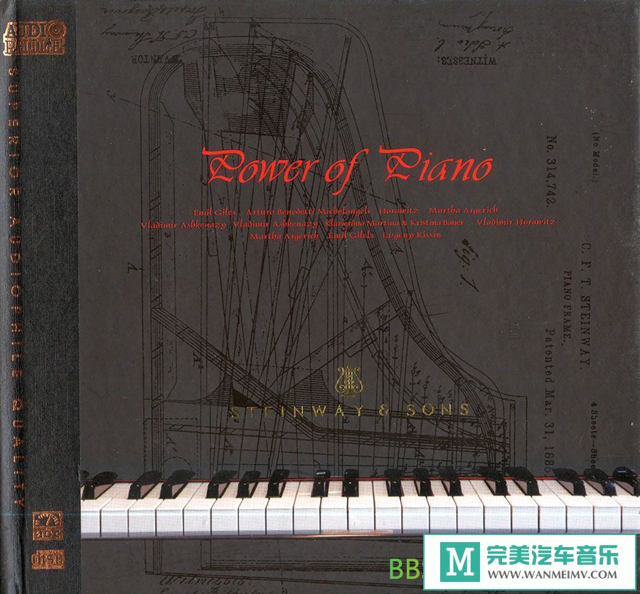 无损音乐 轻音乐-钢琴之王施坦威《钢琴的力量》[2005/FLAC+CUE/整轨/BD](1)
